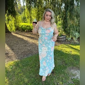 Abercrombie & Fitch Silky Floral Dress